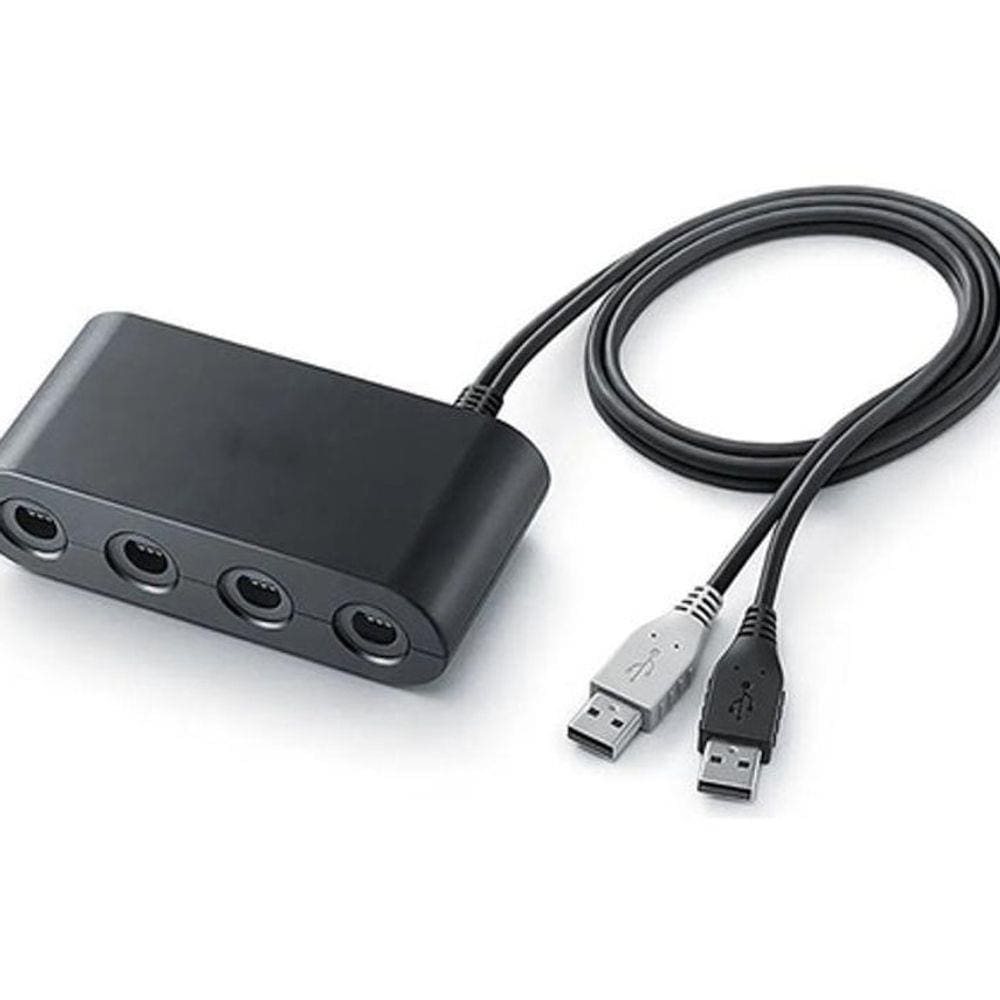 Adaptador Usb Para 4 Controles Gamecube - Wii U