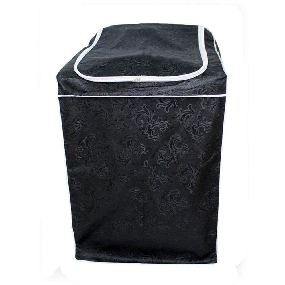 Capa Maquina De Lavar Com Zíper Electrolux, Brastemp - Preto