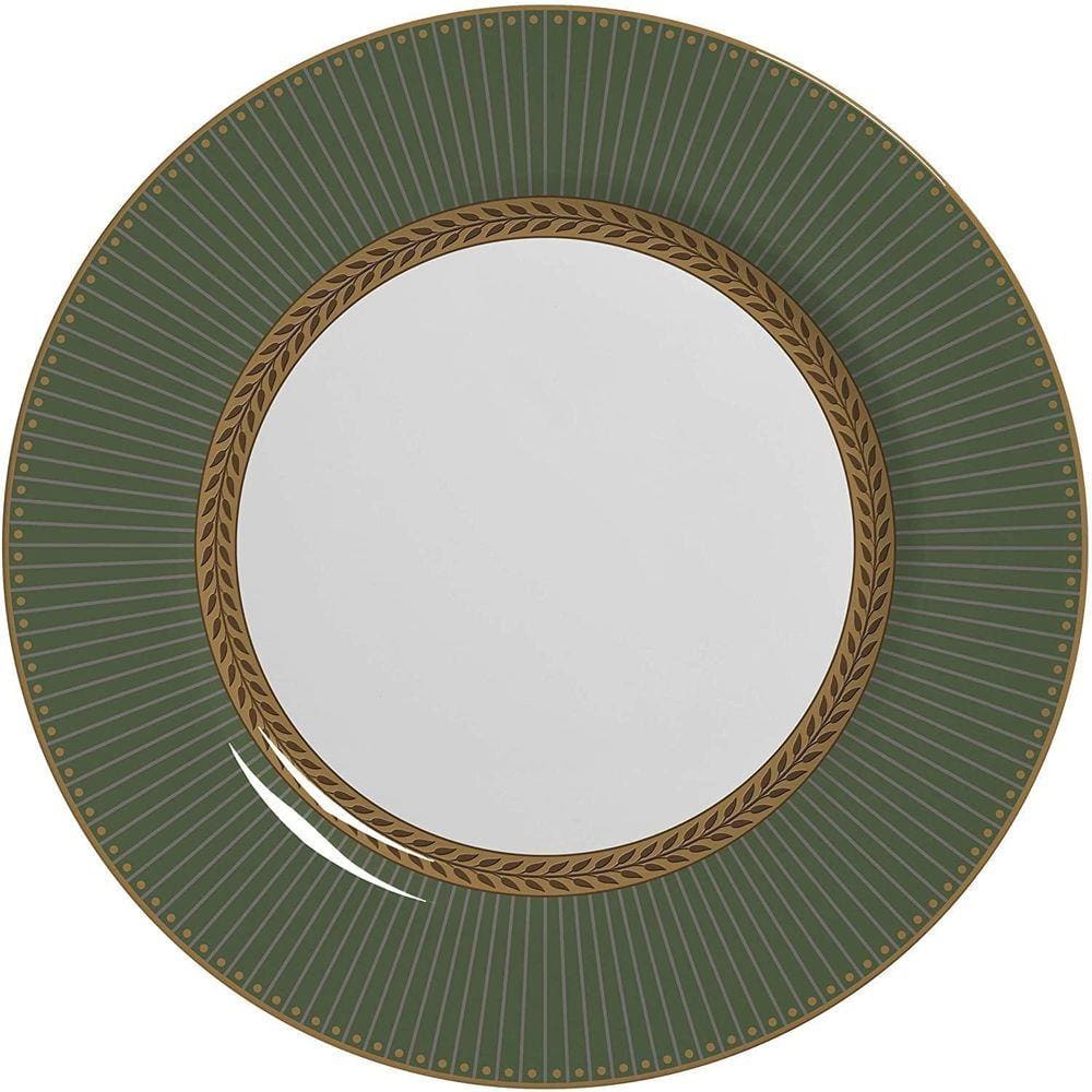 Conjunto 6 Pratos Raso Celebrate Verde Alleanza