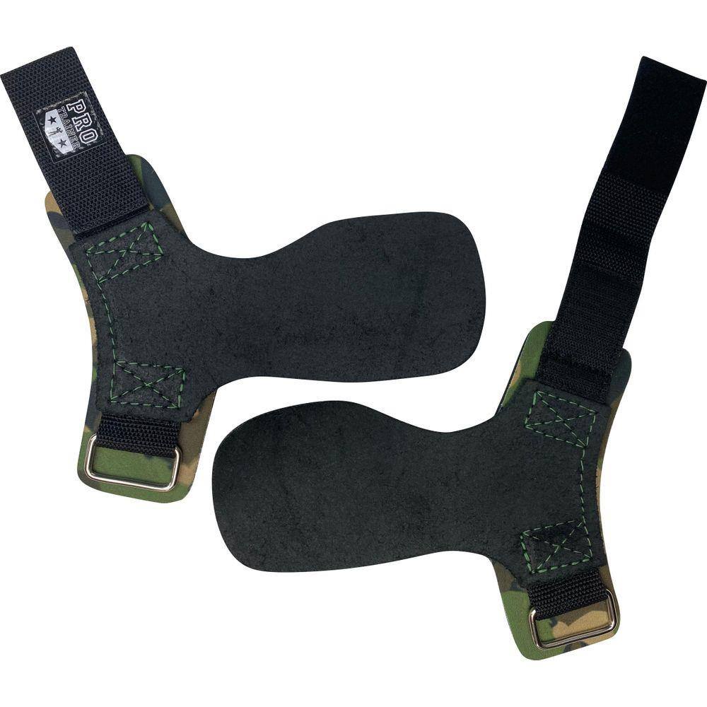Hand Grip Couro Camuflado Verde M