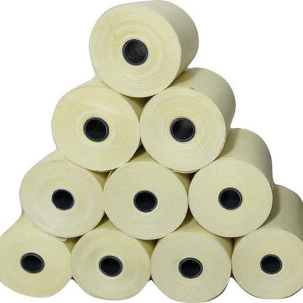 Kit 30 Bobinas Térmicas Pdv 80X30 Amarelas Impressora