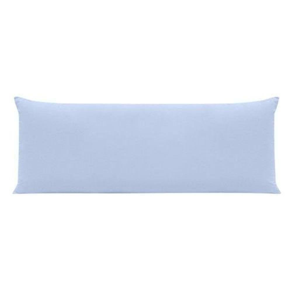 Fronha Para Travesseiro Corpo 200 Fios Azul 150x50