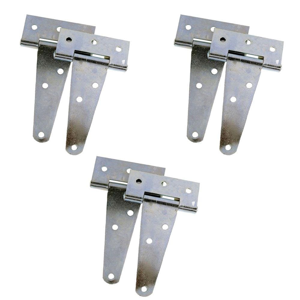 Jogo 3 Pares Dobradiças Leme para Portão Madeira 6 Polegadas Starfer