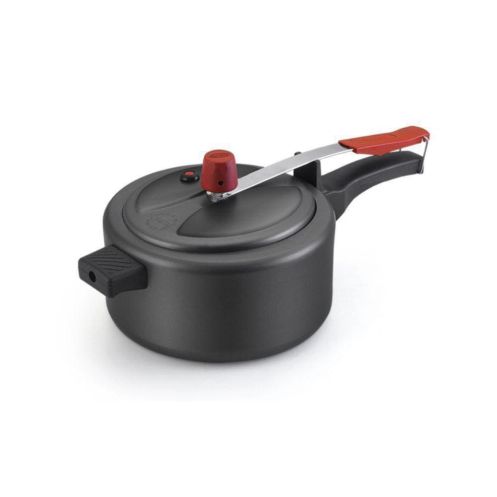 Panela De Pressão 3 Litros Antiaderente Alumínio Cor Preto