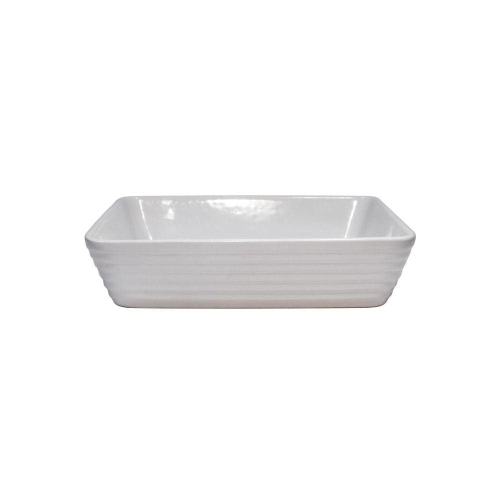 Refratário 20X15X5Cm Porcelana Linea Branco Ref 8531 Lyor