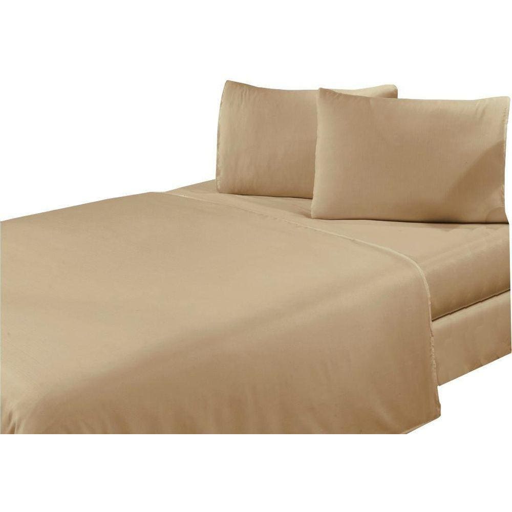 Lençol Roupa De Cama Casal Padrão Avulso Avelã