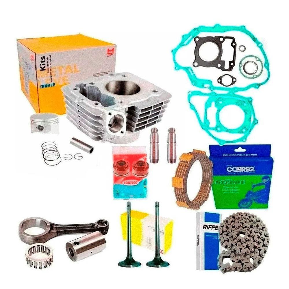 Kit Motor Completo Biela Juntas Honda Titan 150 Fan 150