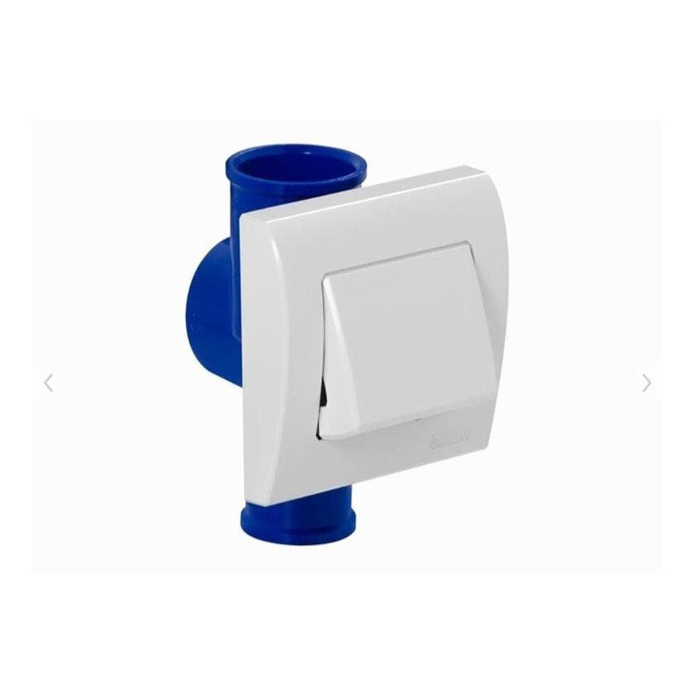 Válvula De Descarga Completa Astraflux Dn40 Branco Vdk