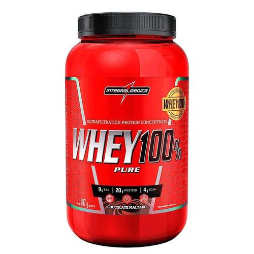 Whey Protein 100% Pure 907G - Integralmedica Menor preço em Whey Protein 100% Pure 907G - Integralmedica