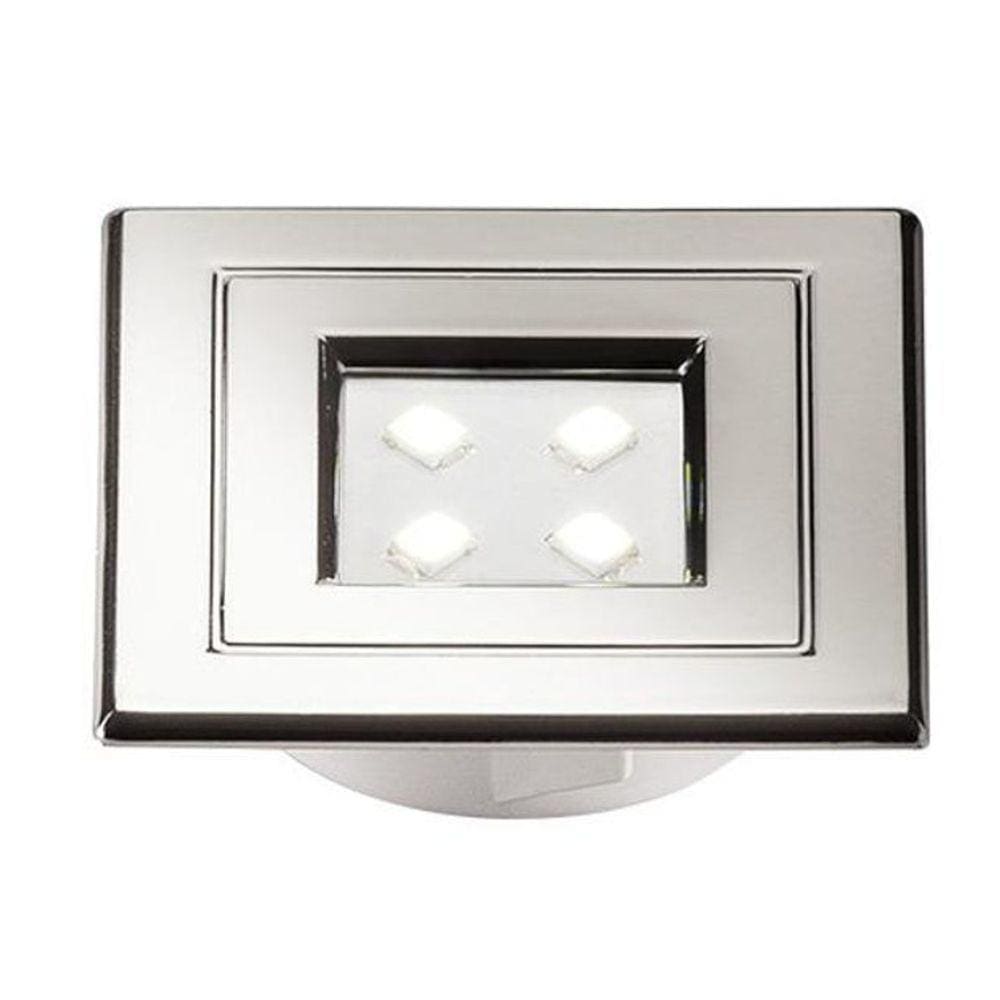Luminária Para Móveis Lumini Pop Cromado Quadrado 3000K