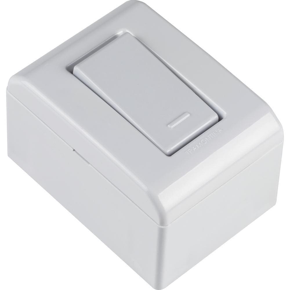 Caixa de Sobrepor com 1 Interrup Simples 10A 250V