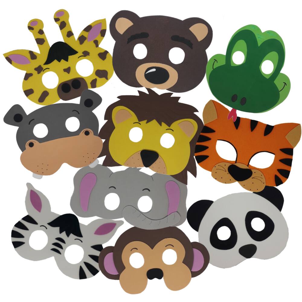 Máscaras Safari Kit Com 10 Un