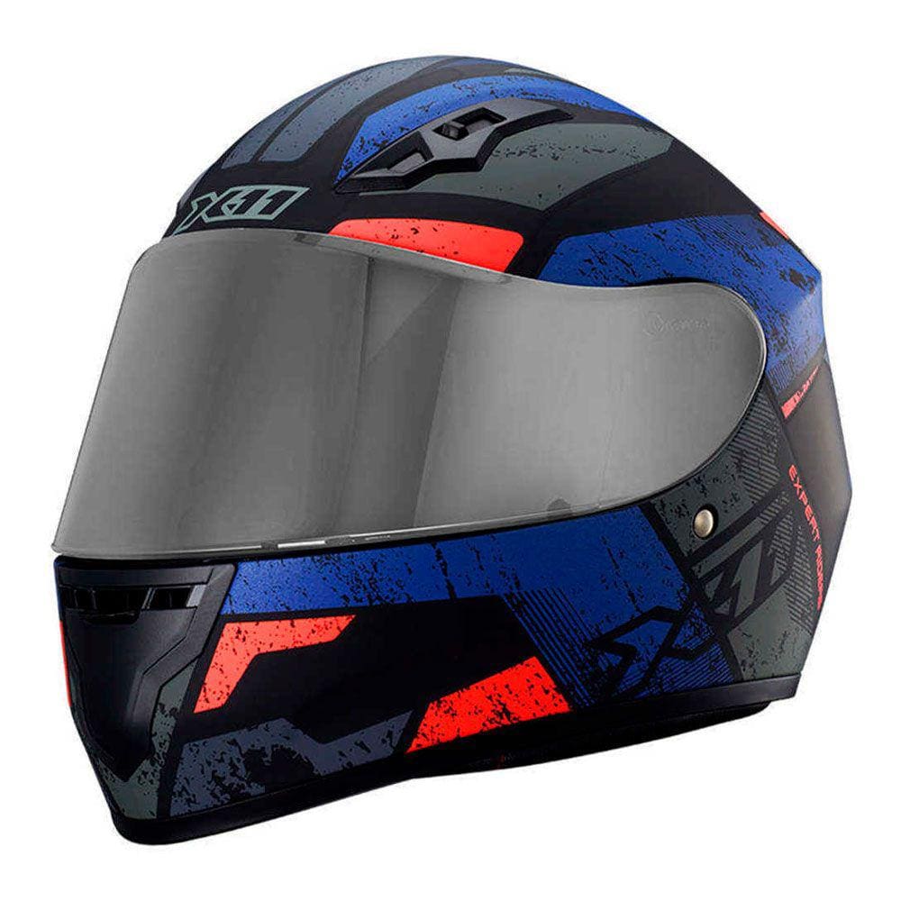 Capacete Moto Unissex X11 Trust Pro Ballads Com Viseira Extra