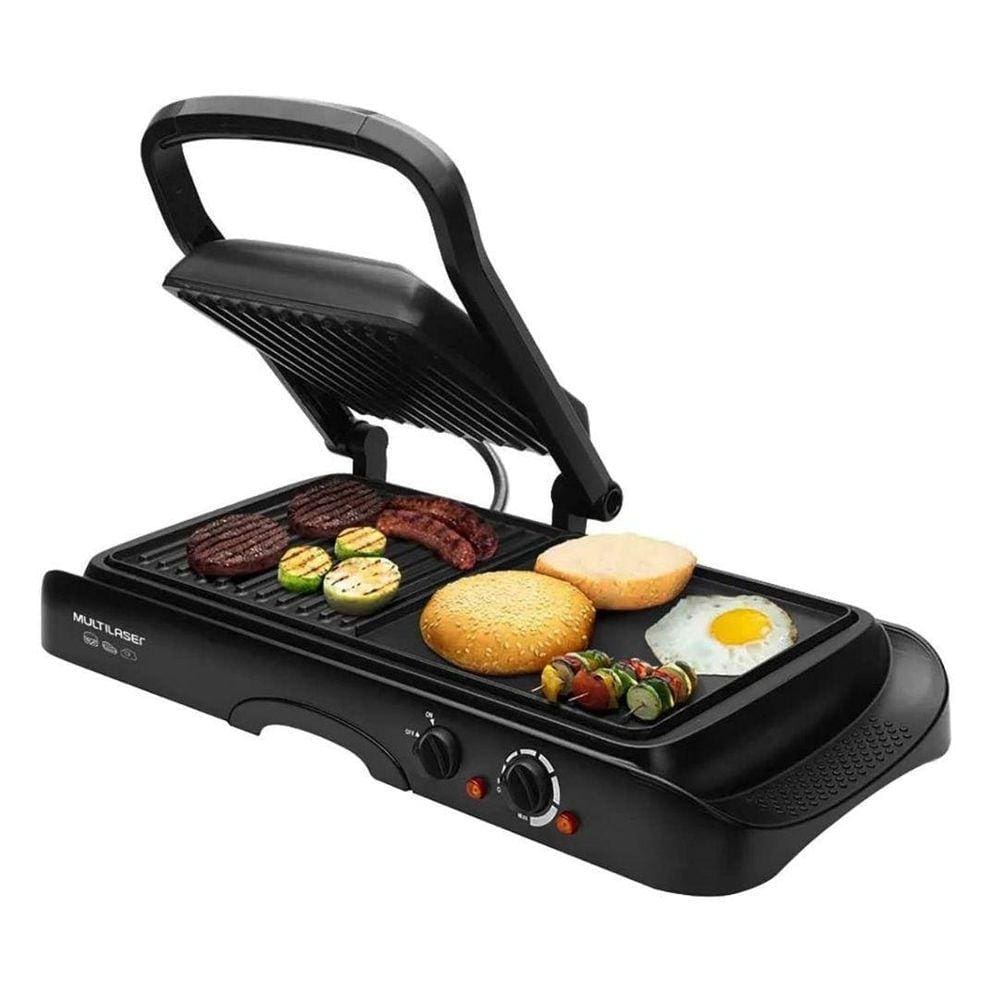 Chapa Grill Elétrico Multilaser Ce106 1500W - Preto 110V