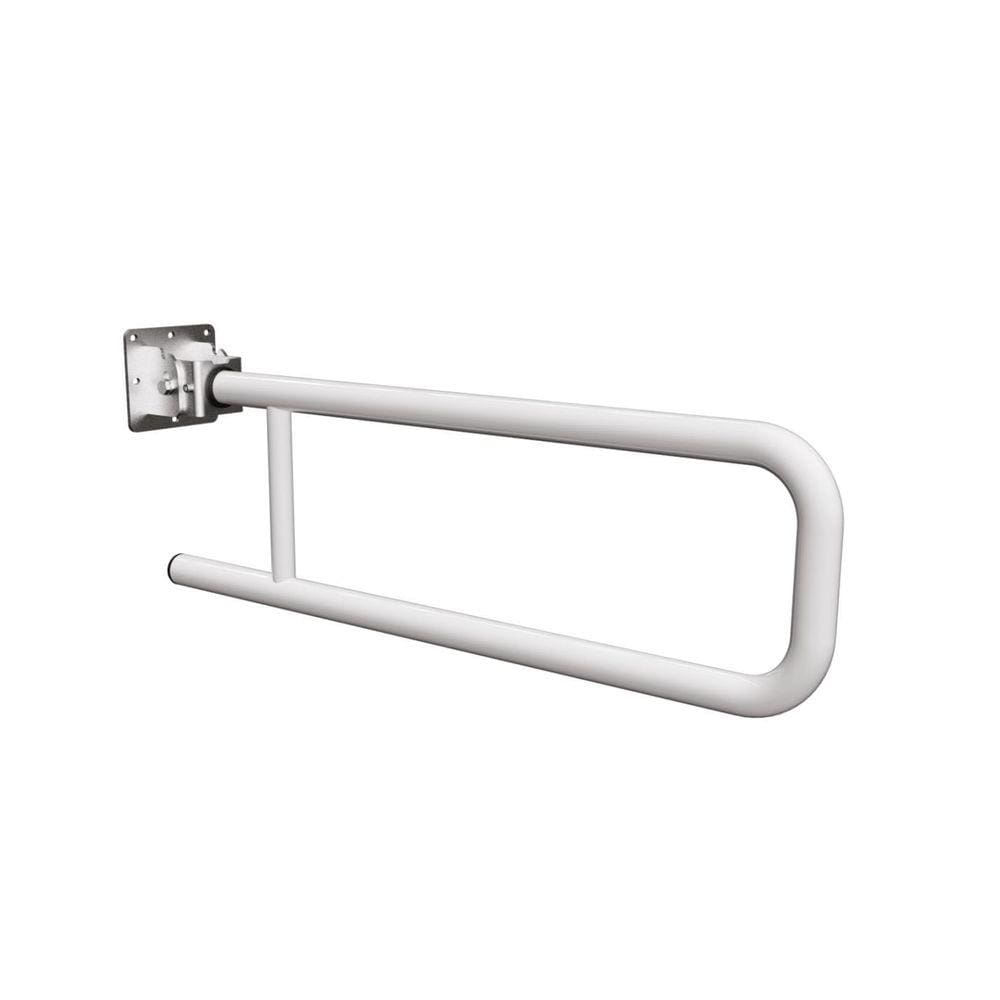 Barra De Apoio Articulada Banheiro 60 Cm Branca - Premium