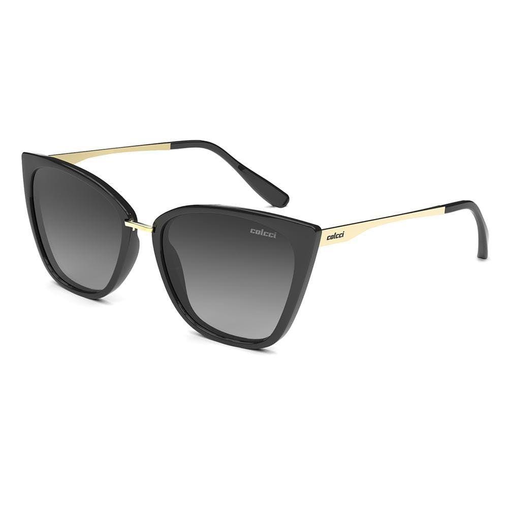 Óculos De Sol Colcci Feminino Aretha Black Gold C0154A3433