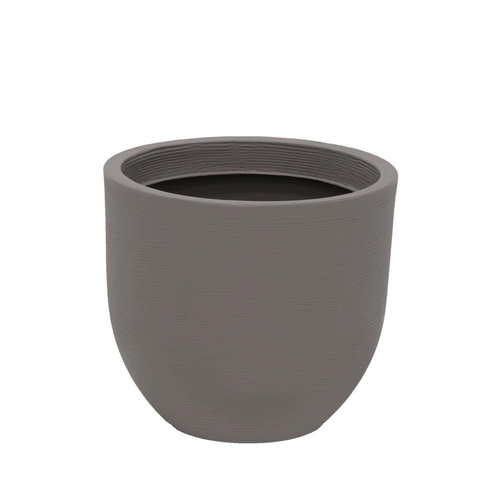 Vaso Laos Tramontina Basic em Polietileno Concreto 38 Cm