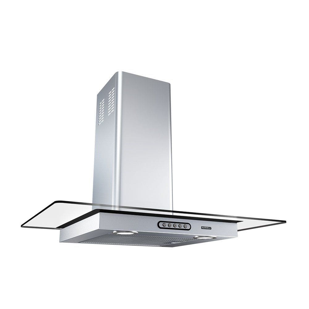Coifa de Parede 70cm Vidro Reto Duto Slim Nardelli Inox