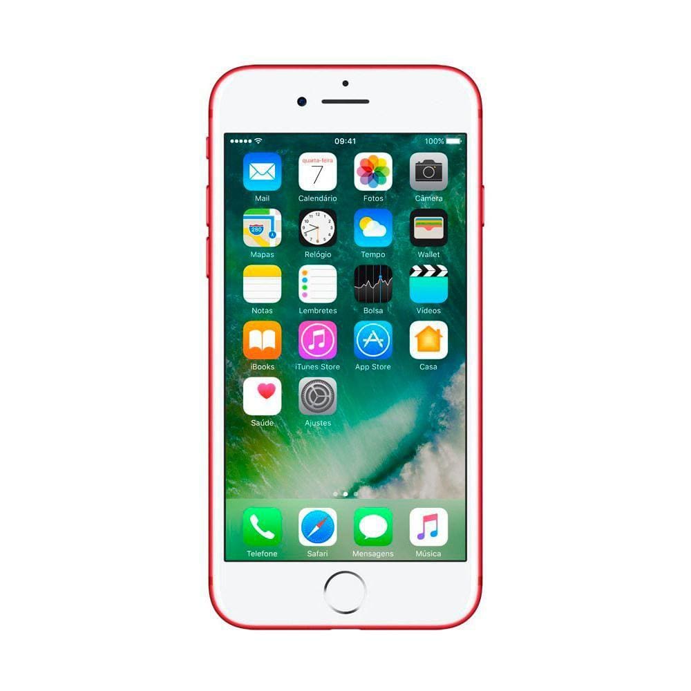 Usado: iPhone 7 128GB Vermelho Excelente - Trocafone | Extra