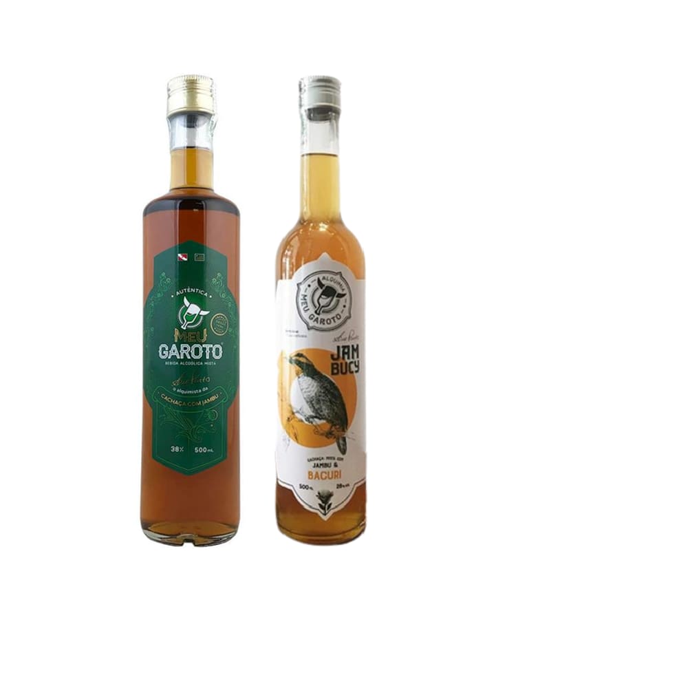 Kit Cachaça De Jambu Tradicional + Jambu com Bacuri 500ml cd