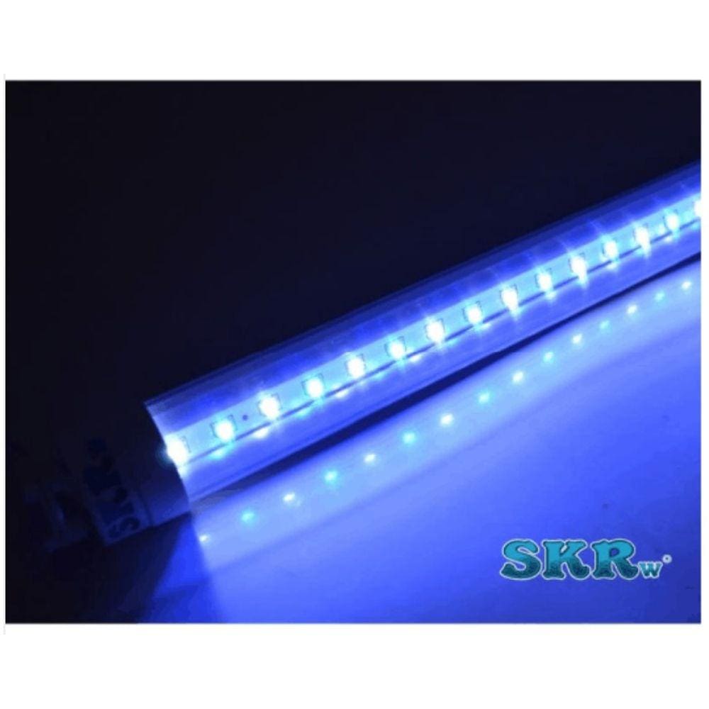 Lâmpada De Led Skrw Tubular T-8 7w Azul / branca 45cm
