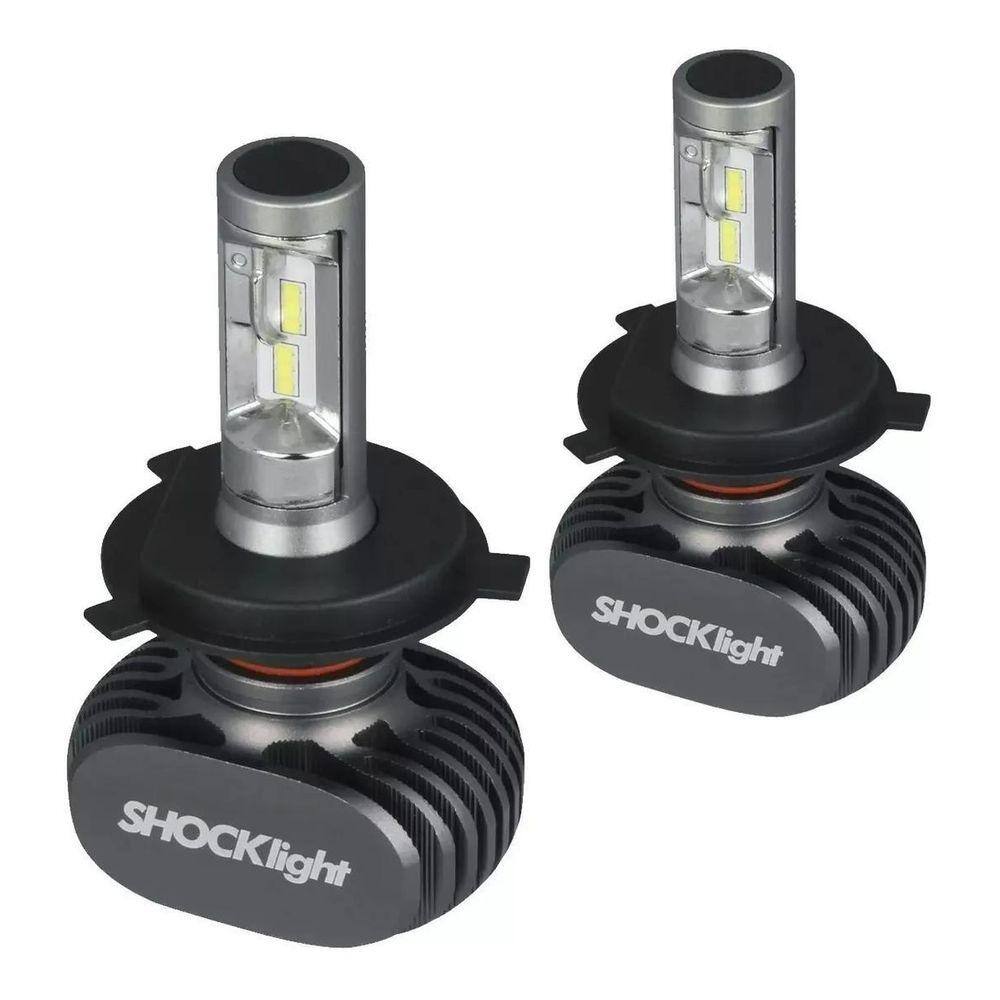 Kit Lâmpada Ultra Led Titanium Shocklight Hb4 10000 Lumens