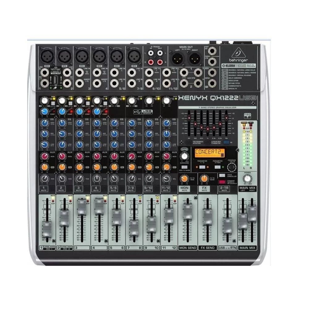 Mesa De Som Com 12 Canais Qx1222usb - Behringer