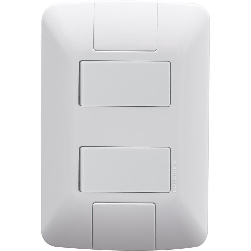 Conjunto 4x2 com 2 Interruptores Paralelos 6A 250V