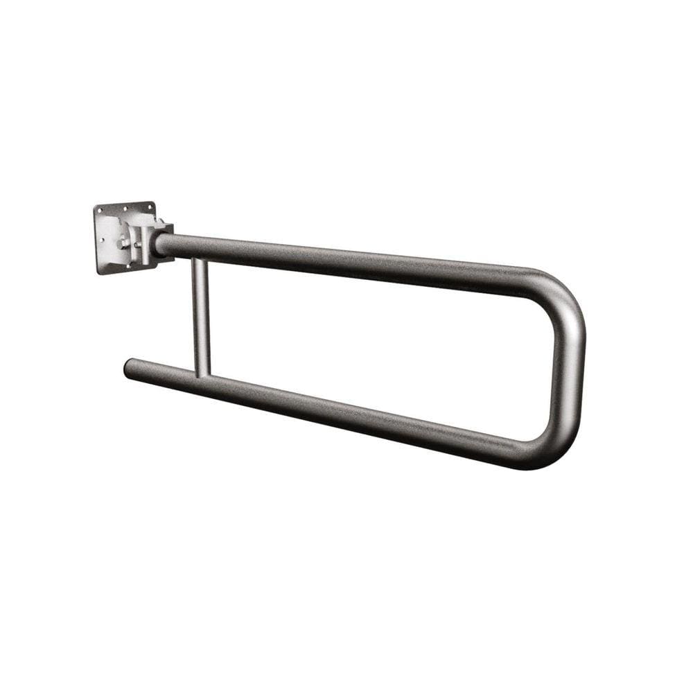 Barra De Apoio Articulada Inox Banheiro 60 Cm Escovada Plus
