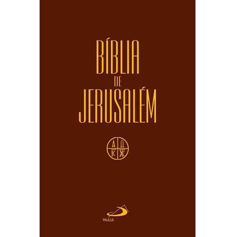 Bíblia de Estudo Jerusalém Média Capa Cristal