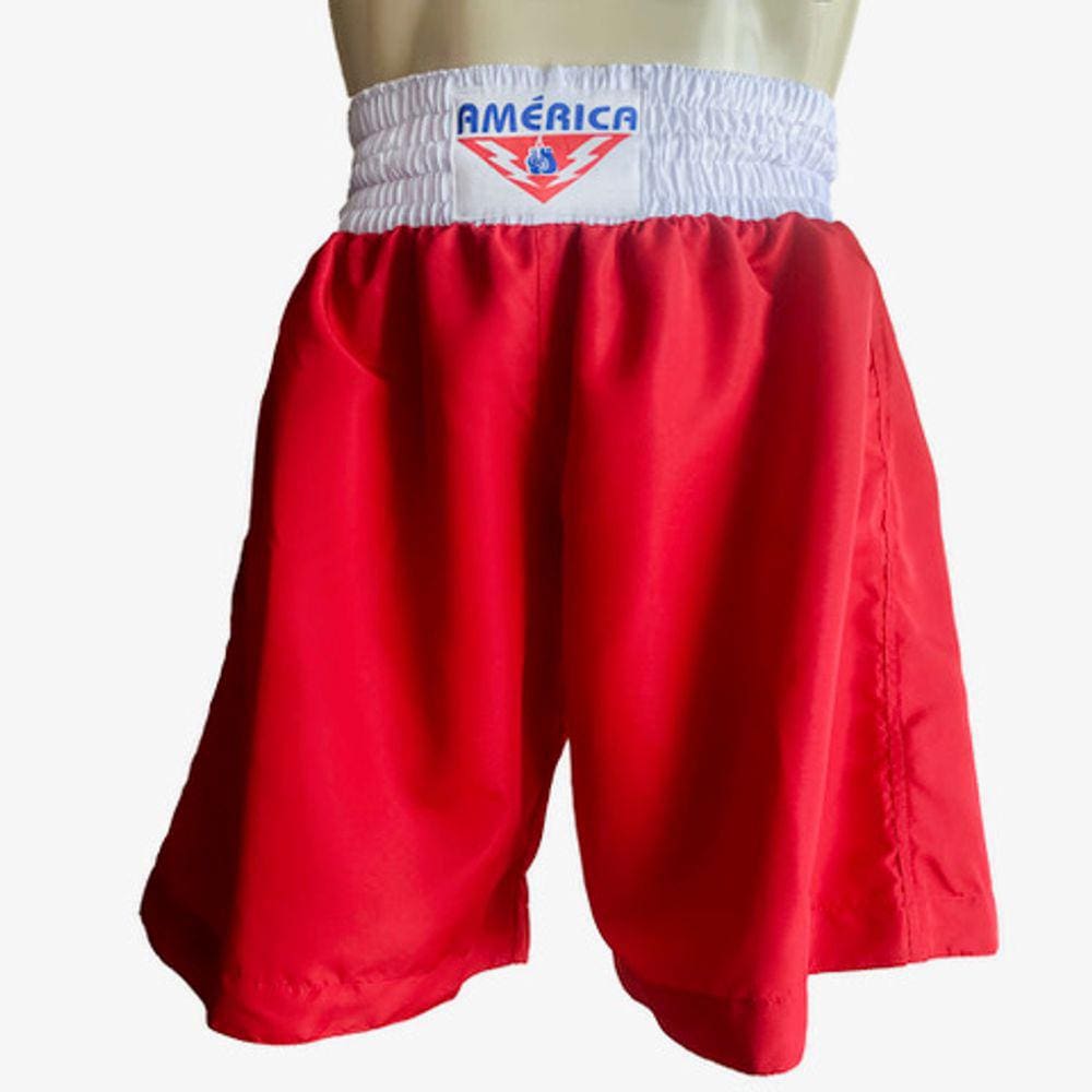 Calção de Boxe Vermelho