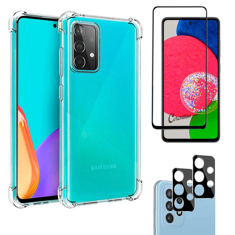 Capinha para Samsung Galaxy A52s 5G + Película 3D Vidro + Película Câmera