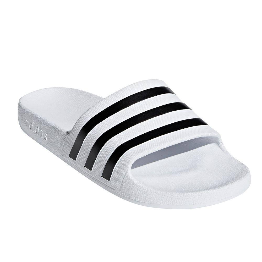 adidas white slides womens