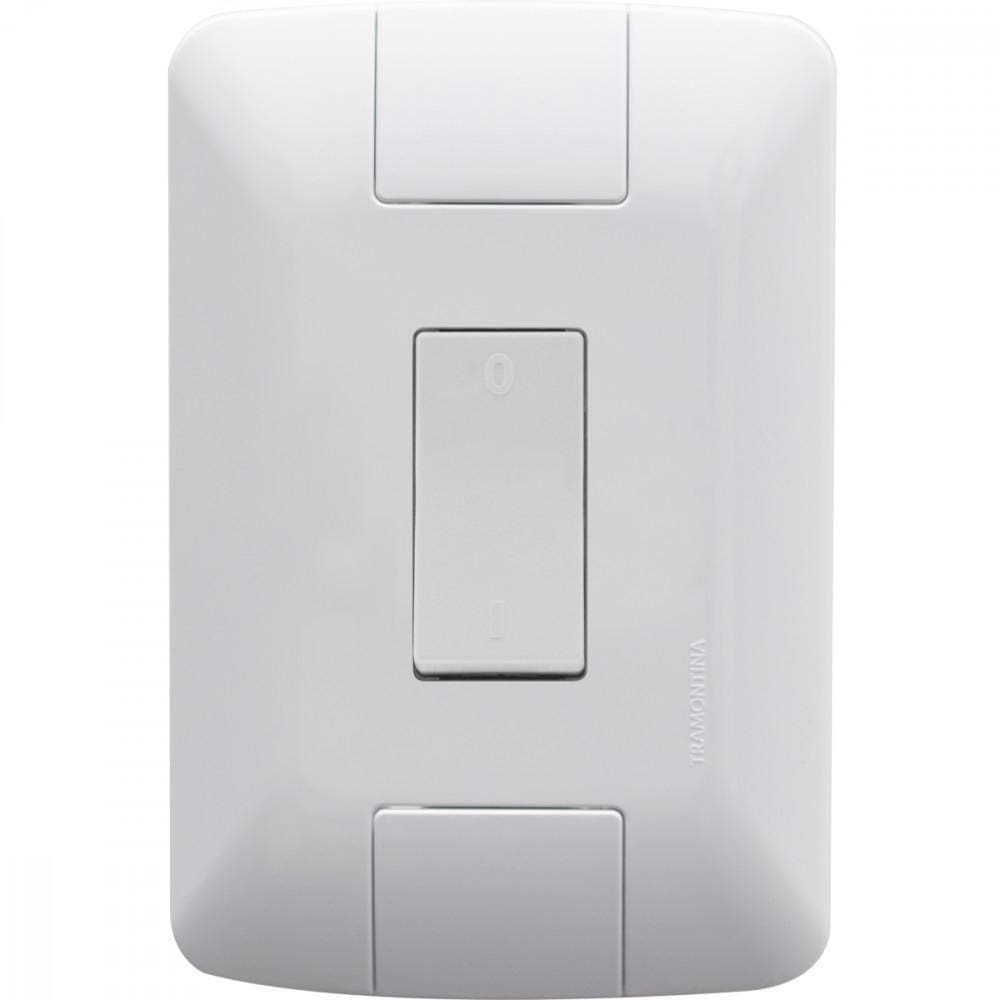 Conjunto 4x2 com 1 Interrup Bipolar Simples 10A 250V