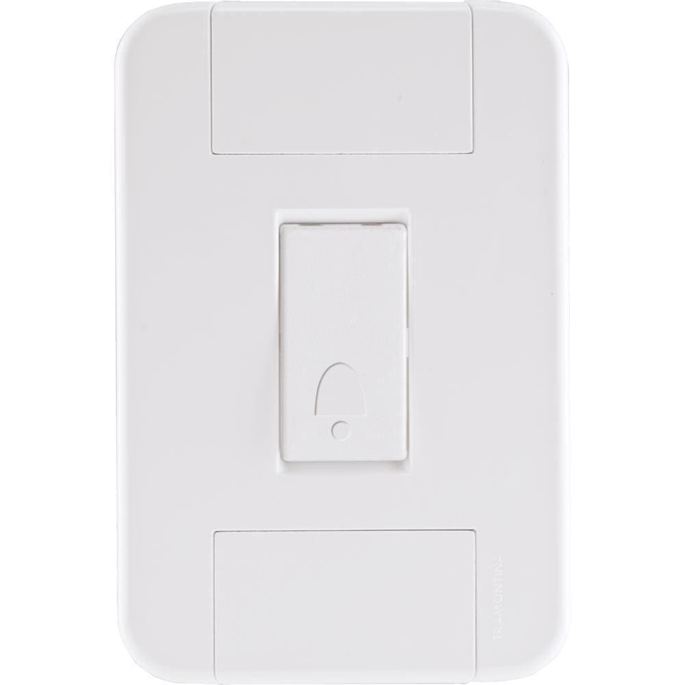1 Pulsador Campainha 10 A 250v Tablet Branco