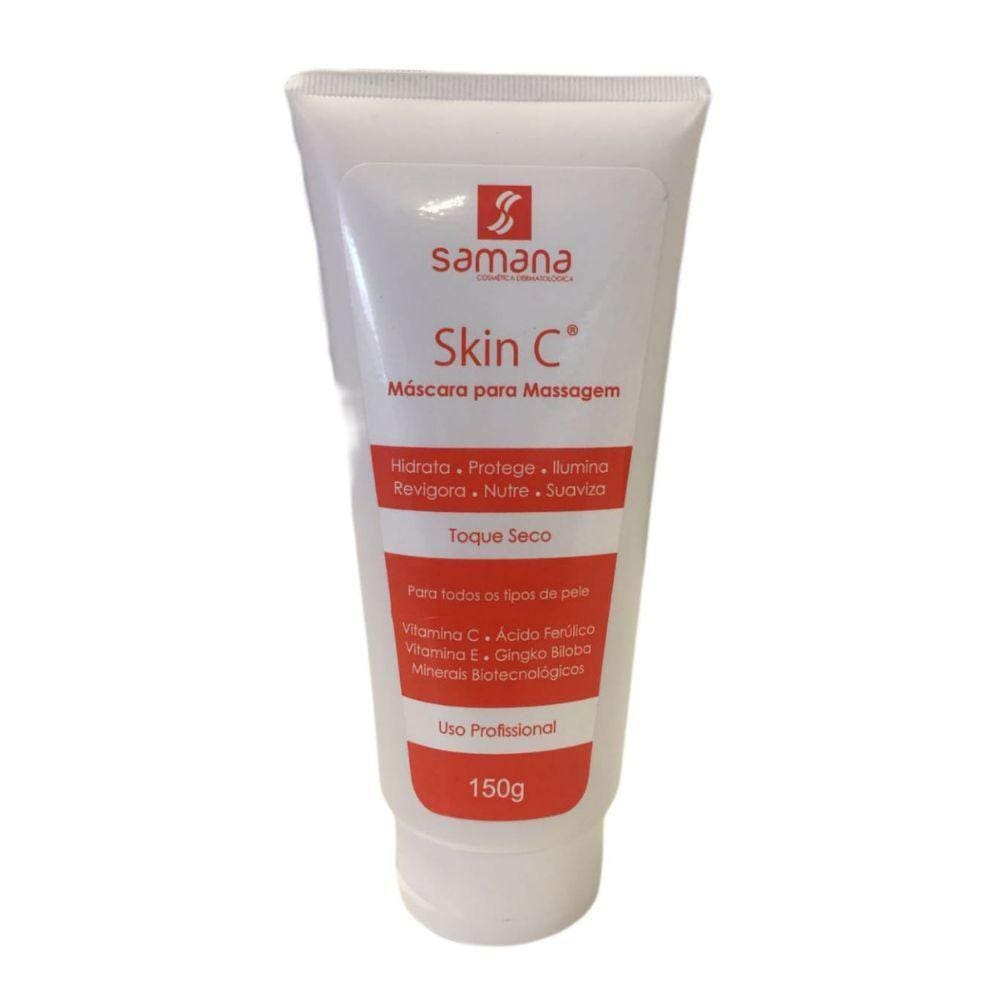 Skin C Máscara Para Massagem Com Vitamina C 150Grs Samana