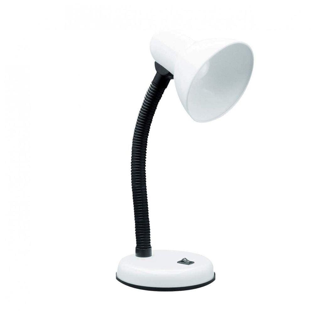 Luminária de Mesa para 1 Lâmpada Versaty Bronzearte Branco