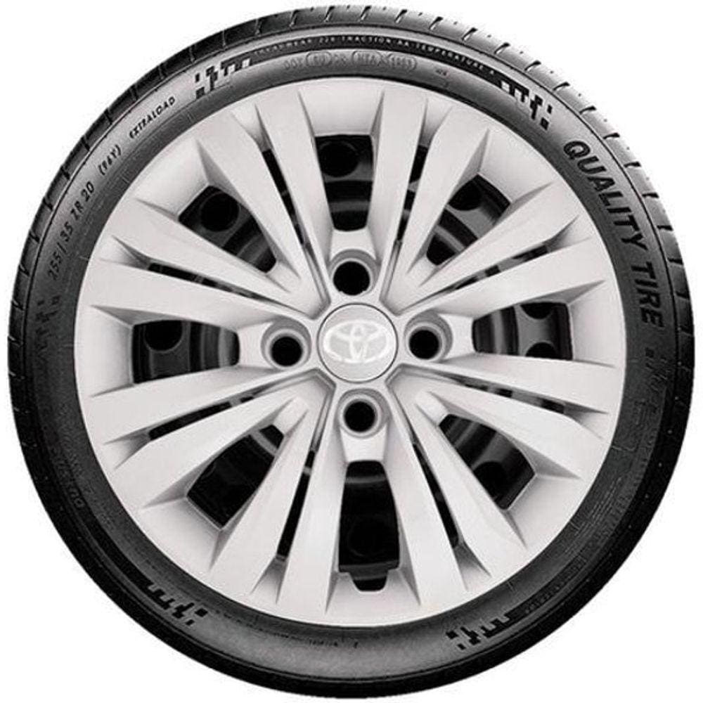 Jogo Calota Toyota Etios Corolla Aro 15 Parafuso 246Ty