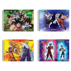 Caderno Dragon Ball 1 Matéria 80 Folhas C/4 Kit Completo - Tem Tem Digital  - Brinquedos e Papelaria, aqui tem!