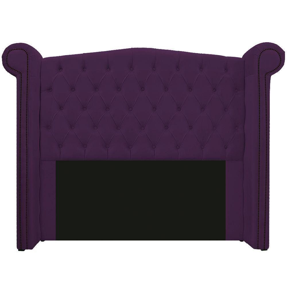 Cabeceira Estofada Veneza 195 Cm King Size Suede