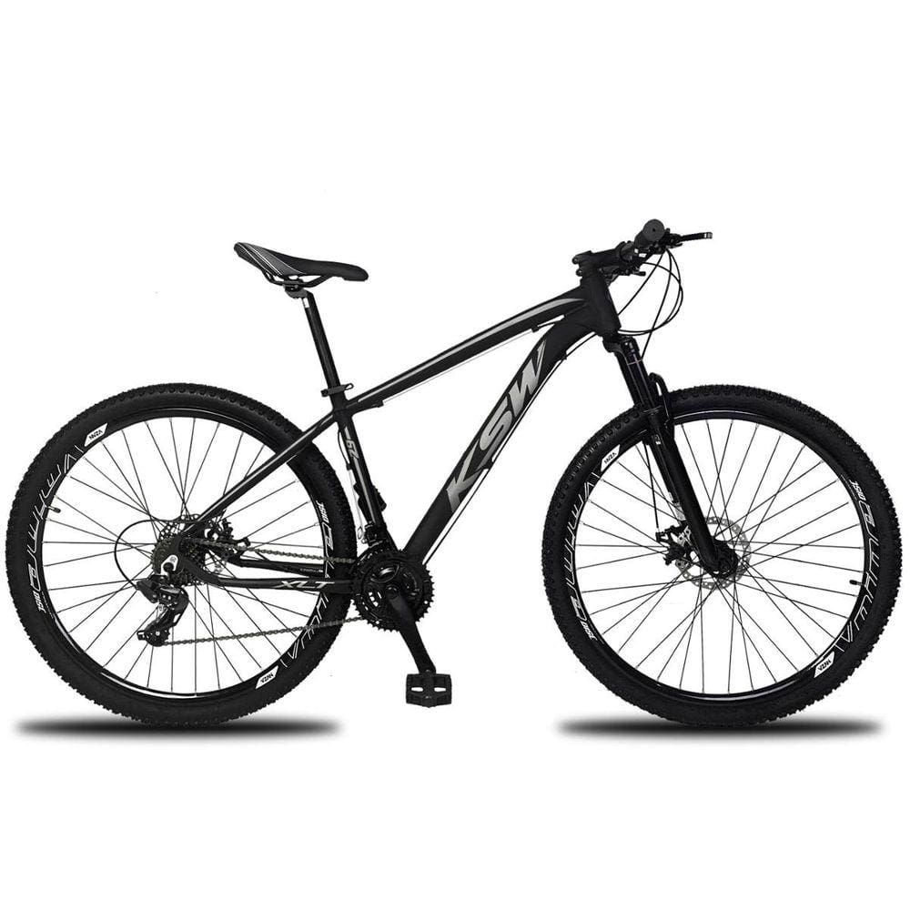 Bicicleta aro 29 ksw grau extra