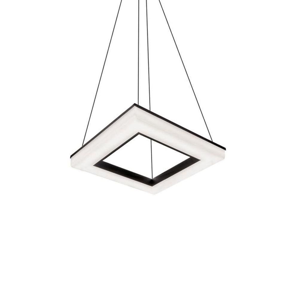 Lustre Pendente Newline Pixel 496 Led Bivolt Preto 4000K Luz Neutra