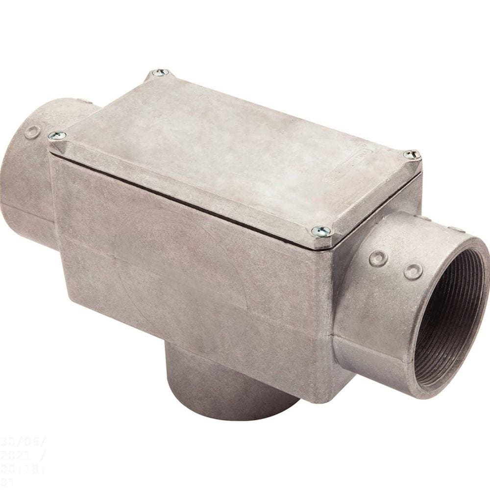 Condulete fixo 3” tipo ”TB” - com tampa / rosca BSP / sem pintura Tramontina