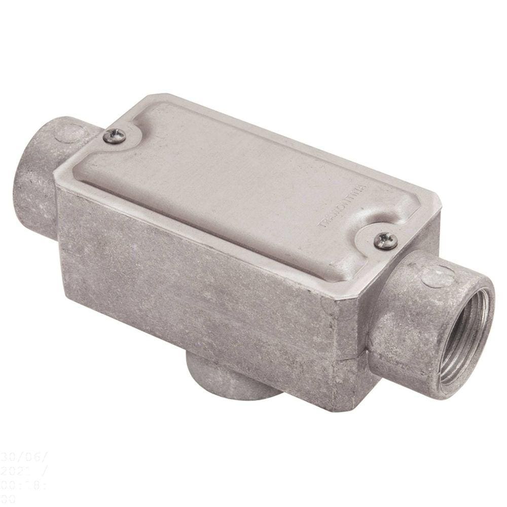 Condulete fixo 3/4” tipo ”TB” - com tampa / rosca BSP / sem pintura Tramontina