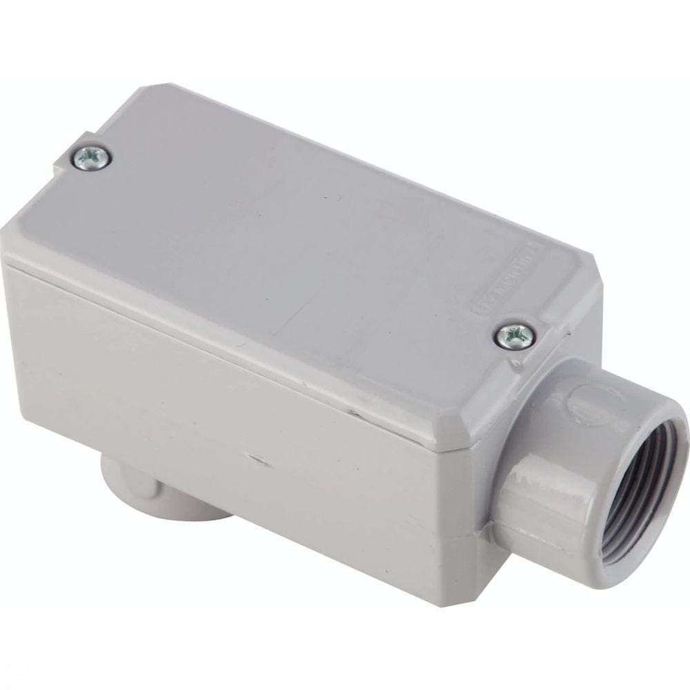 Condulete fixo 3/4” tipo ”LB” - com tampa / rosca BSP / com pintura eletrostática a pó Tramontina