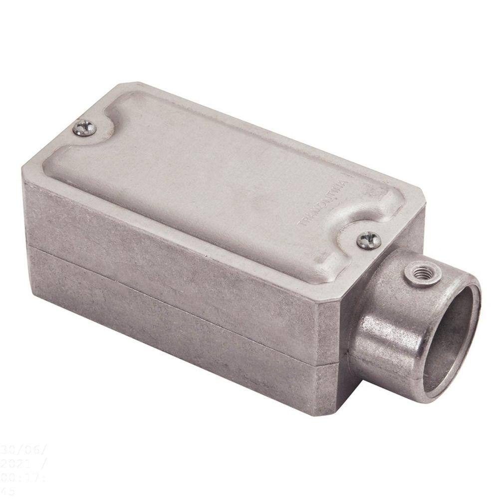 Condulete fixo 3/4” tipo ”E” - com tampa / sem rosca / sem pintura Tramontina