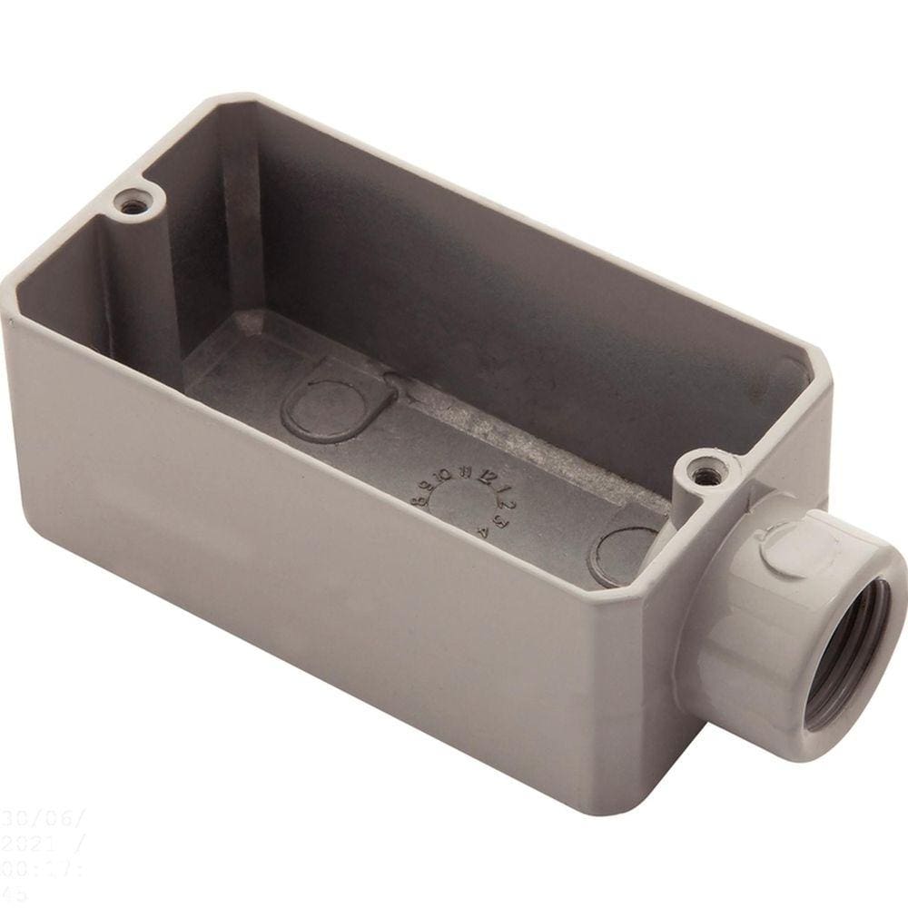 Condulete fixo 3/4” tipo ”E” - sem tampa / rosca BSP / com pintura eletrostática a pó Tramontina