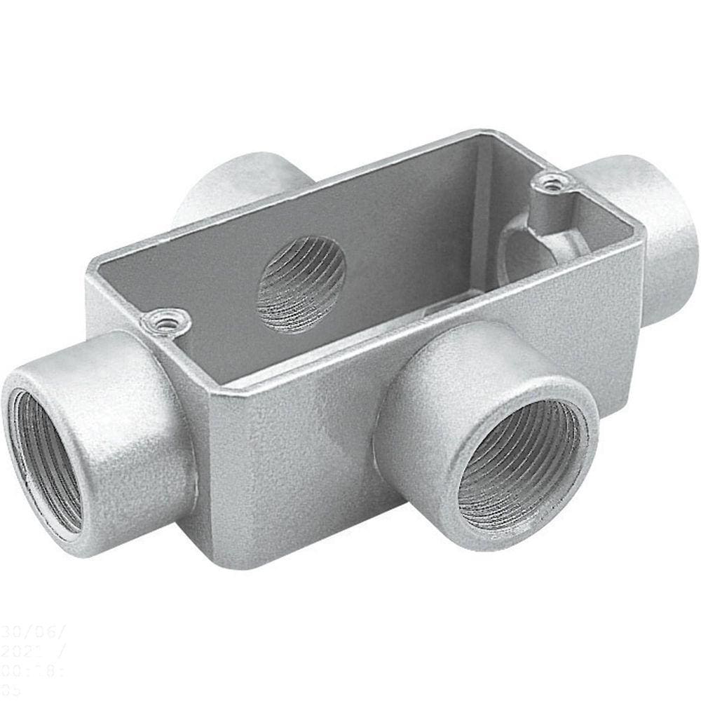 Condulete fixo 2” tipo ”X” - com tampa / sem rosca / sem pintura Tramontina