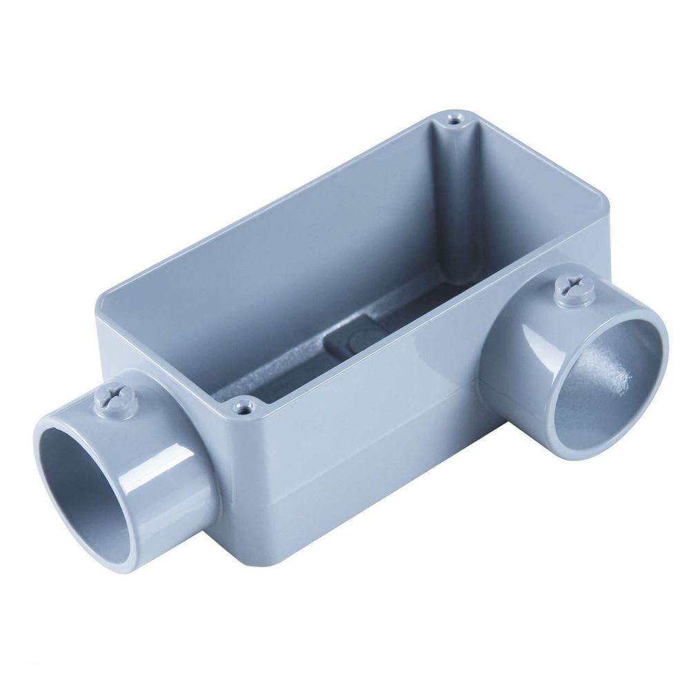 Condulete fixo 2.1/2” tipo ”LL” - com tampa / rosca BSP / com pintura eletrostática a pó Tramontina