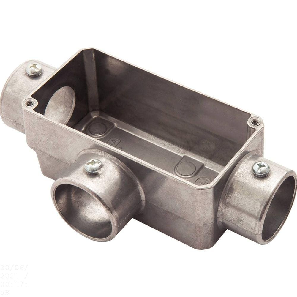 Condulete fixo 1" tipo "T" - sem tampa / sem rosca / sem pintura Tramontina